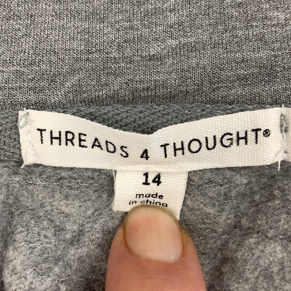 Threads 4 thought gray cardigan size 14 - Picture 3 of 7